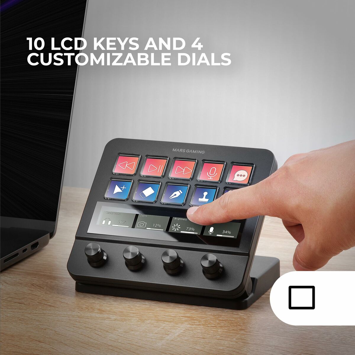 Filtro de Privacidad para Monitor Mars Gaming MSDPRO