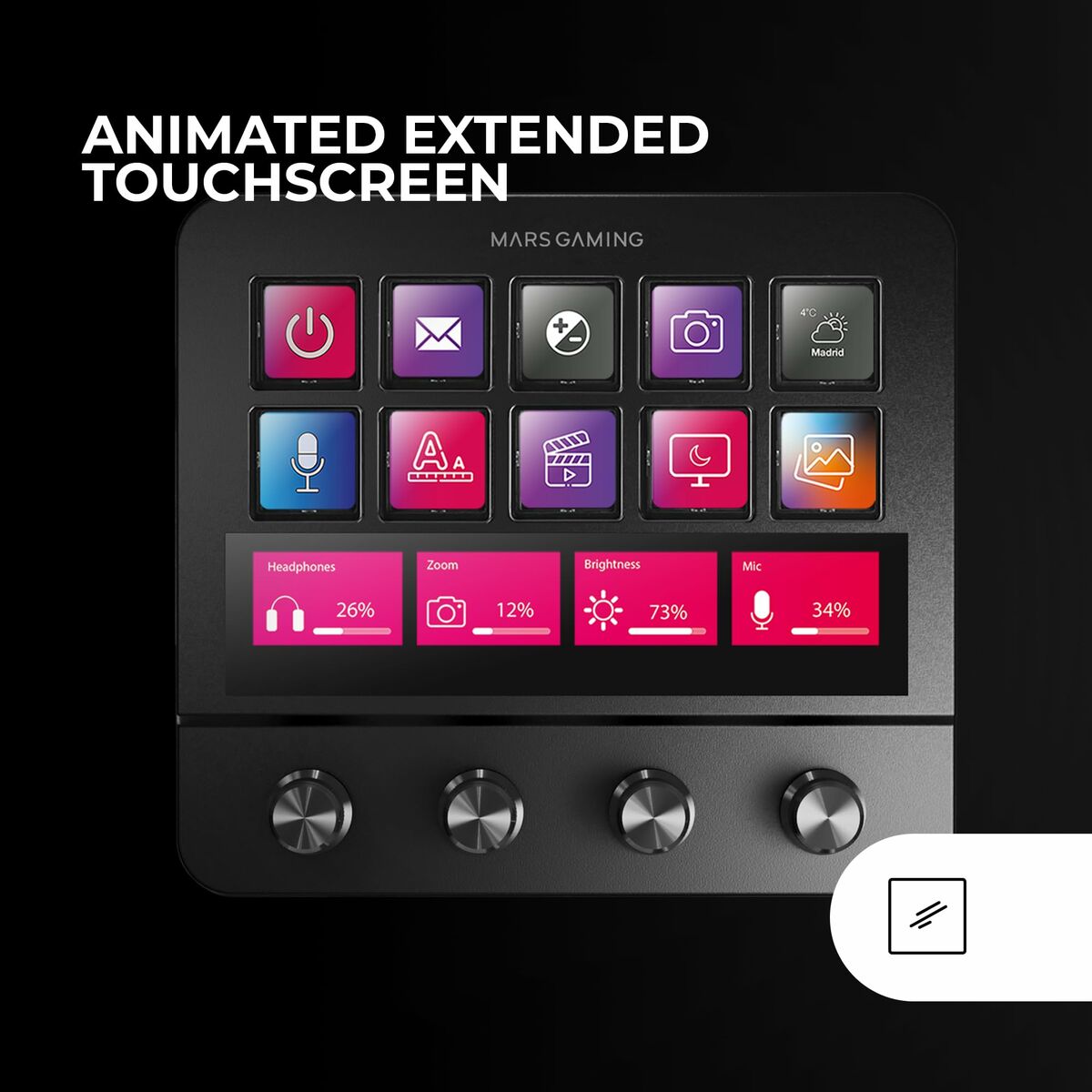 Filtro de Privacidad para Monitor Mars Gaming MSDPRO