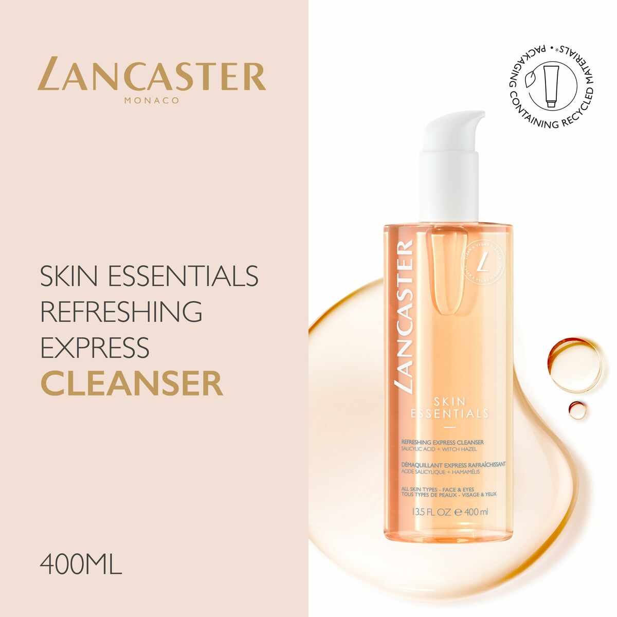 Limpiador Facial Lancaster Cleansers 400 ml