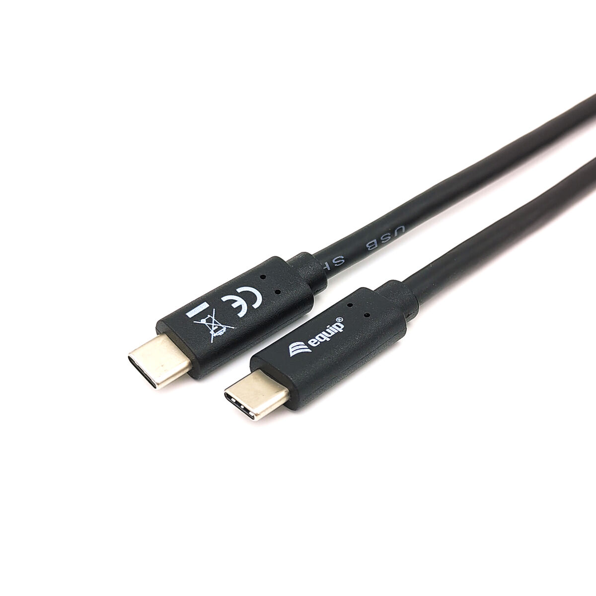 Cable USB-C a USB-C Equip 12834607101 Negro