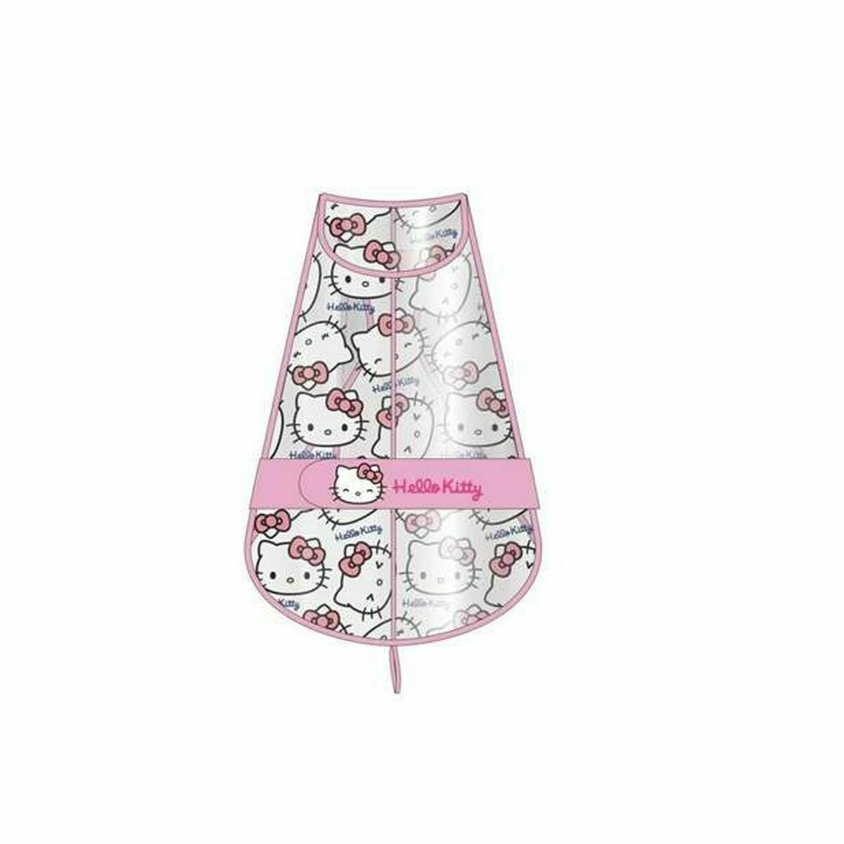 Chubasquero para Perro Hello Kitty Rosa L
