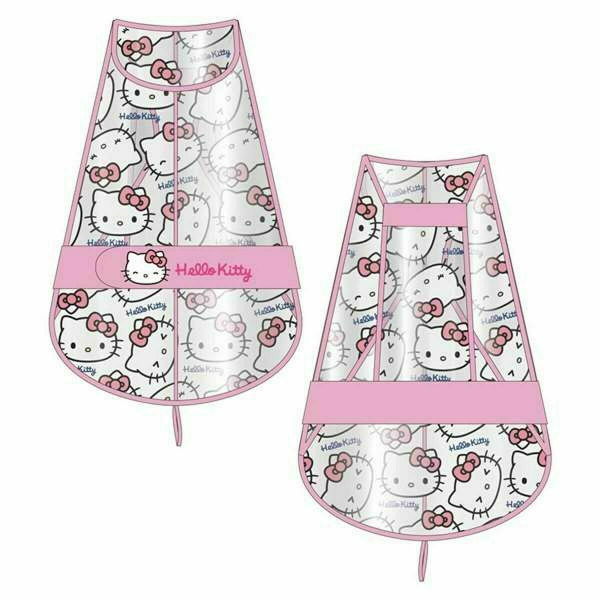 Chubasquero para Perro Hello Kitty Rosa L