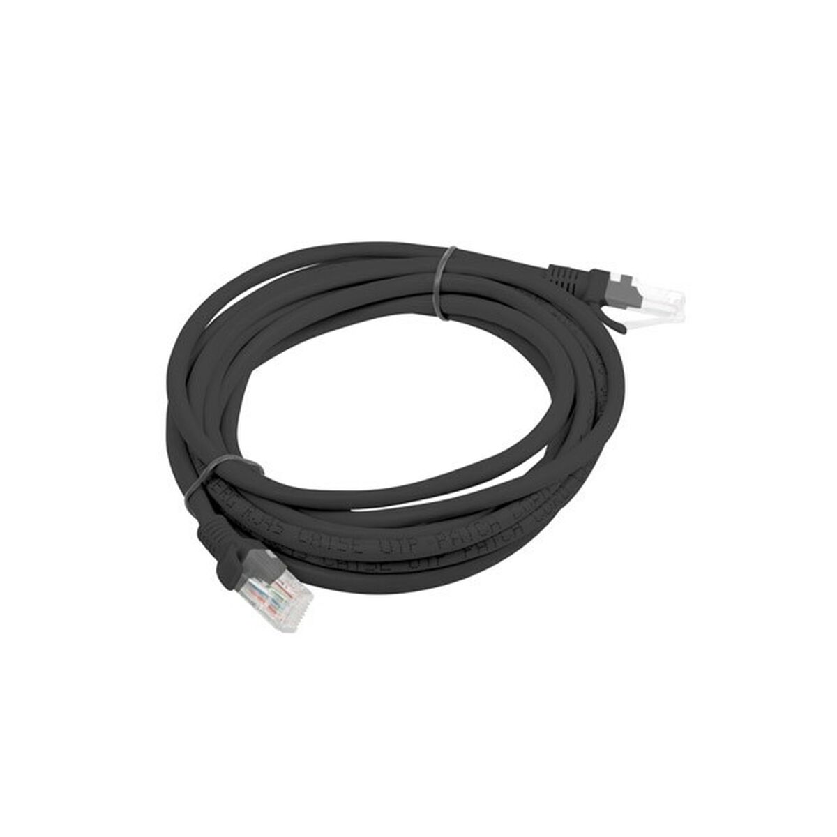 Cable de Red Rígido UTP Categoría 6 Lanberg PCU6-20CC-0300-BK Negro 3 m