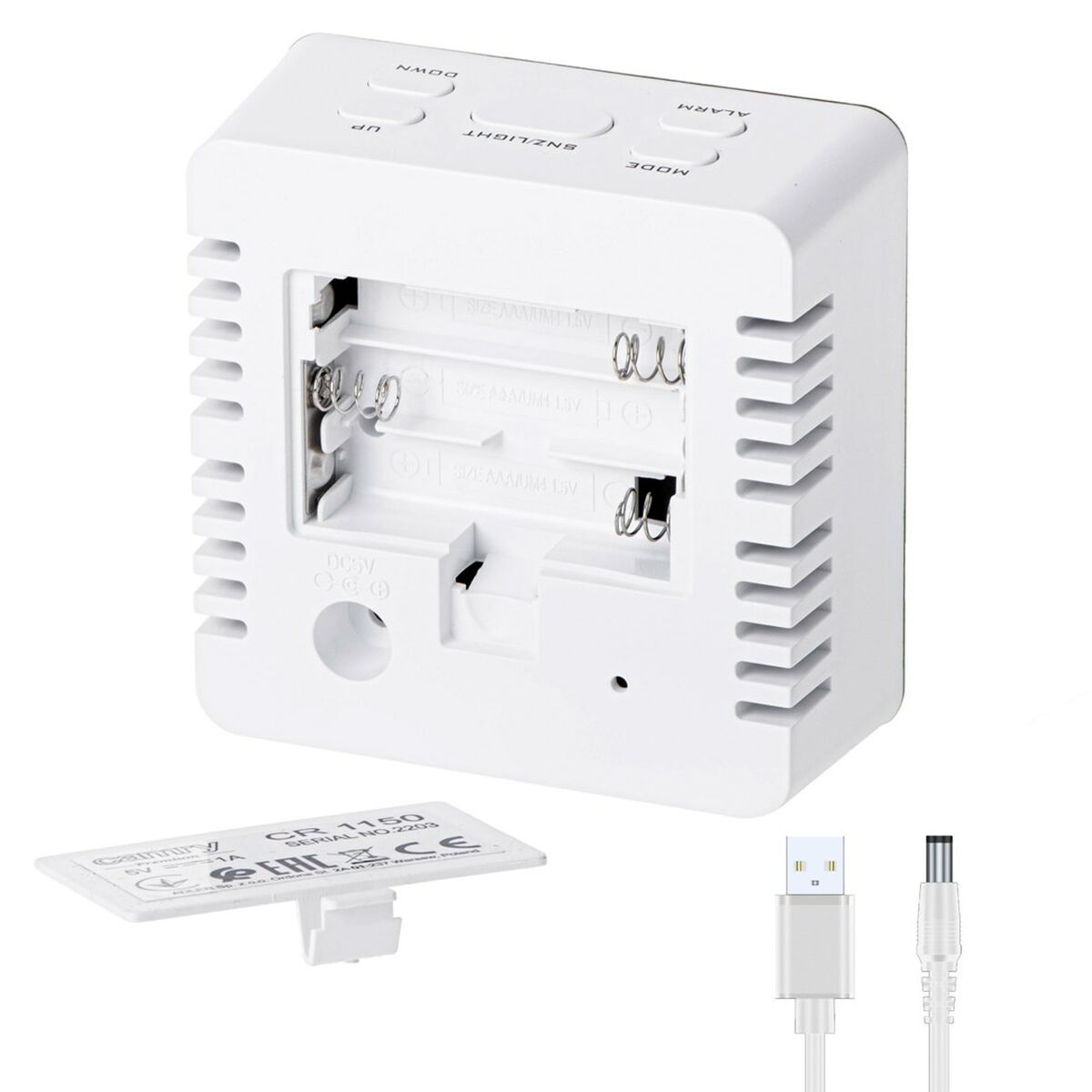 Reloj de Pared Adler CR 1150w Negro