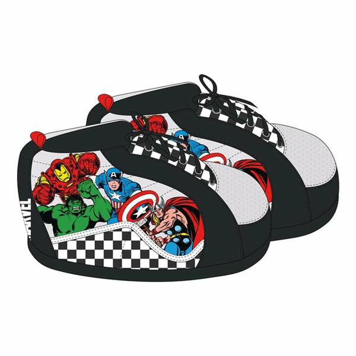 Zapatillas de Estar por Casa Marvel Negro
