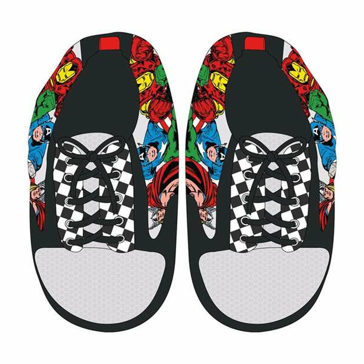 Zapatillas de Estar por Casa Marvel Negro