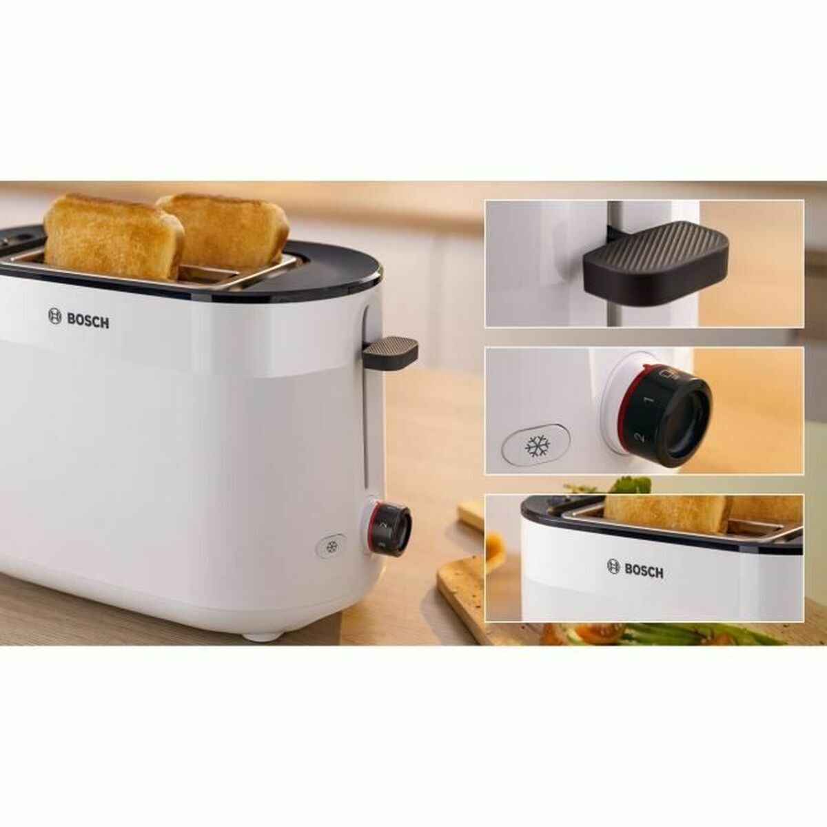 Tostadora BOSCH TAT2M121 Blanco 950 W