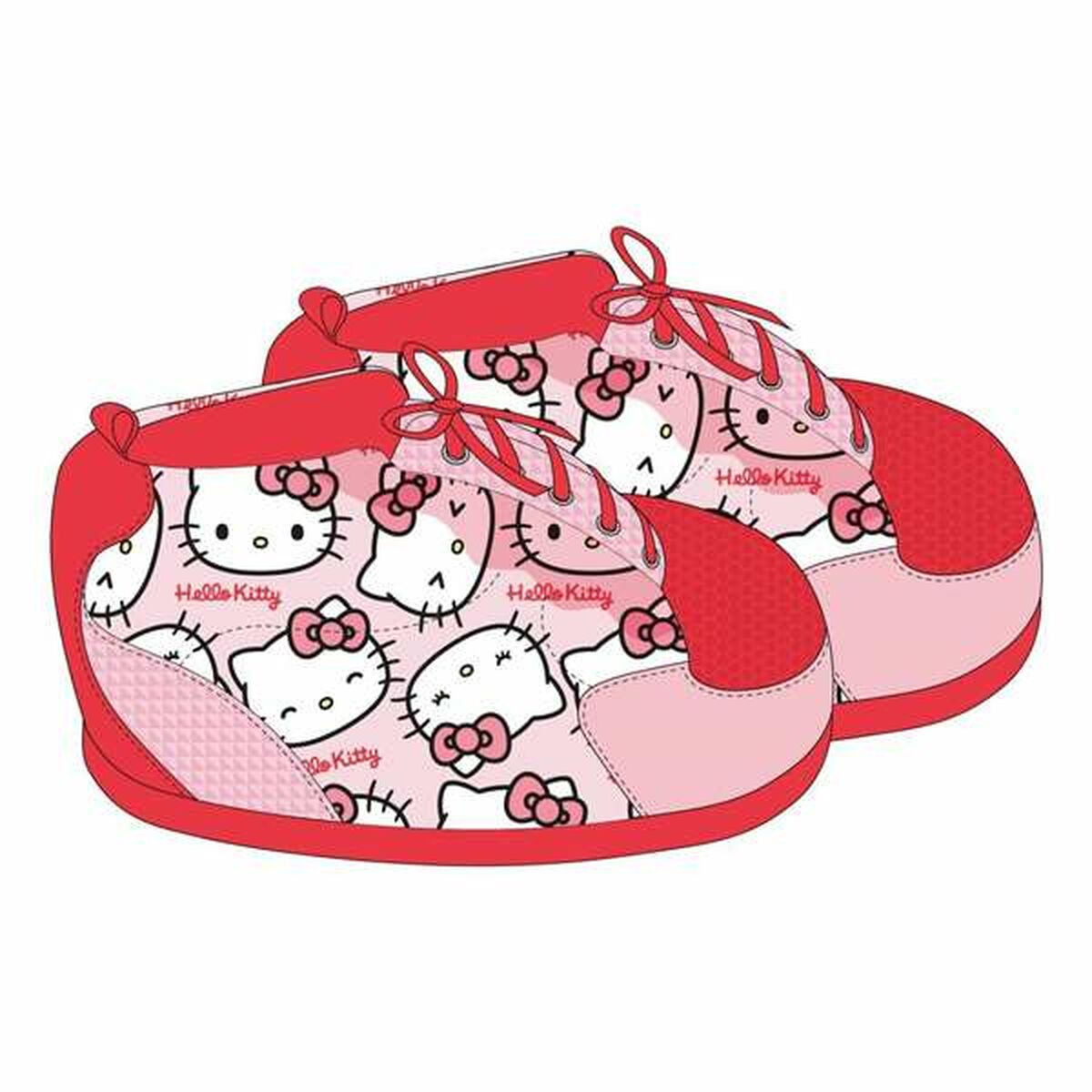 Zapatillas de Estar por Casa Hello Kitty Rojo