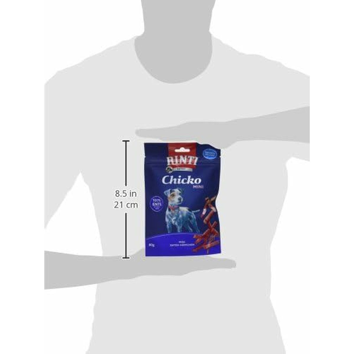 Snack para Perros Rinti Pato 80 g