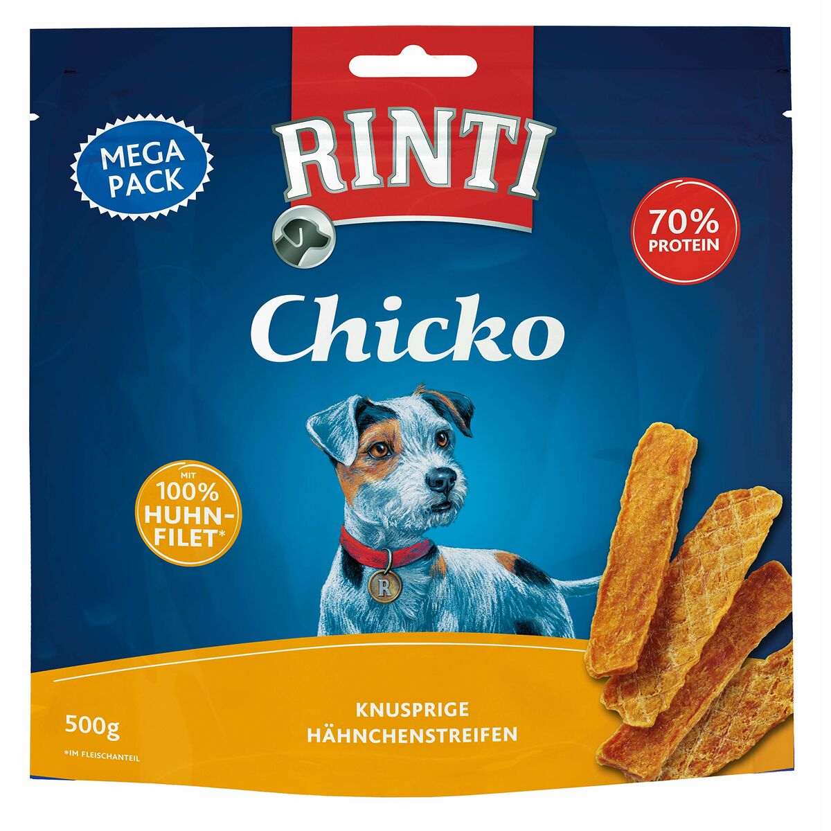 Snack para Perros Rinti Pollo 500 g