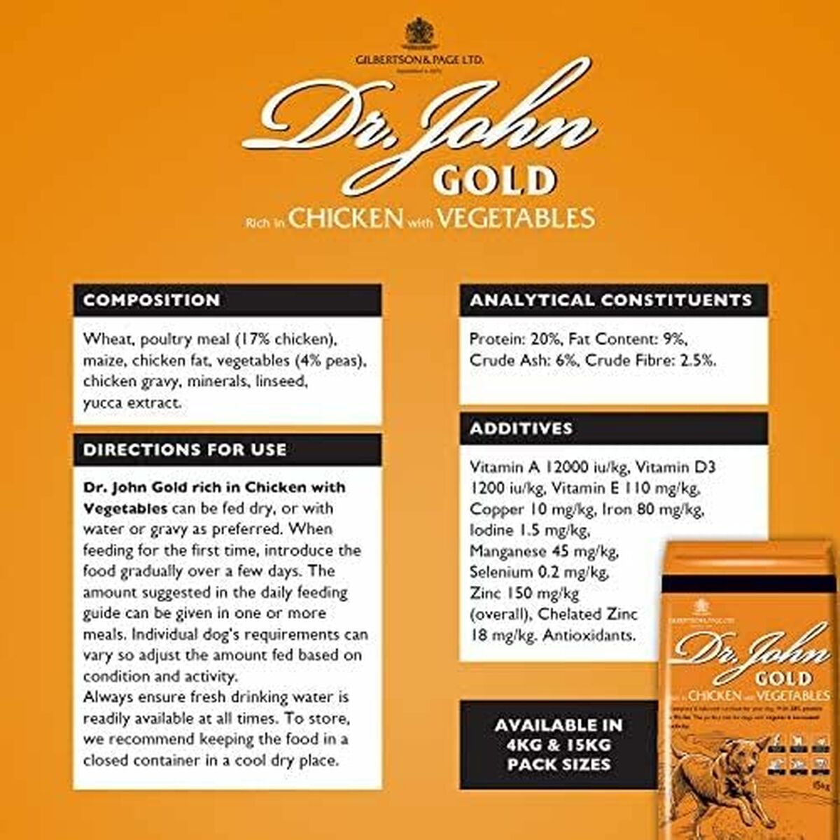 Pienso Dr.John Pollo 15 g 15 kg