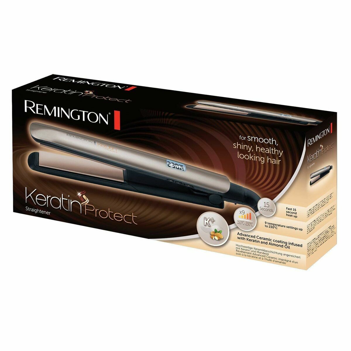 Plancha de Pelo Remington S8540 Marrón Negro