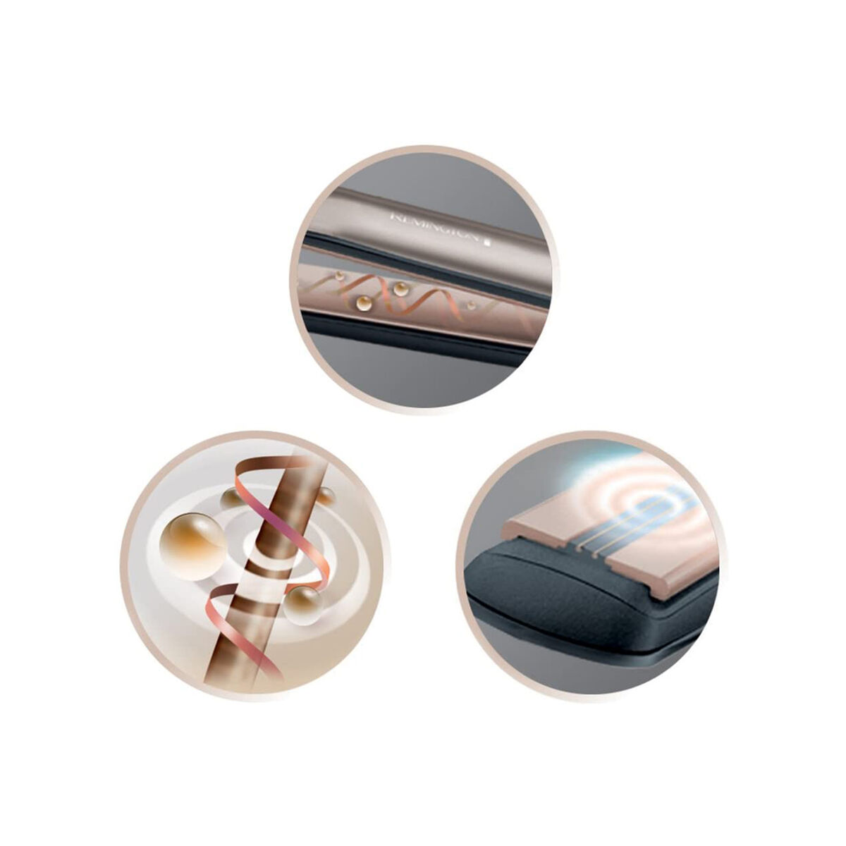 Plancha de Pelo Remington S8540 Marrón Negro