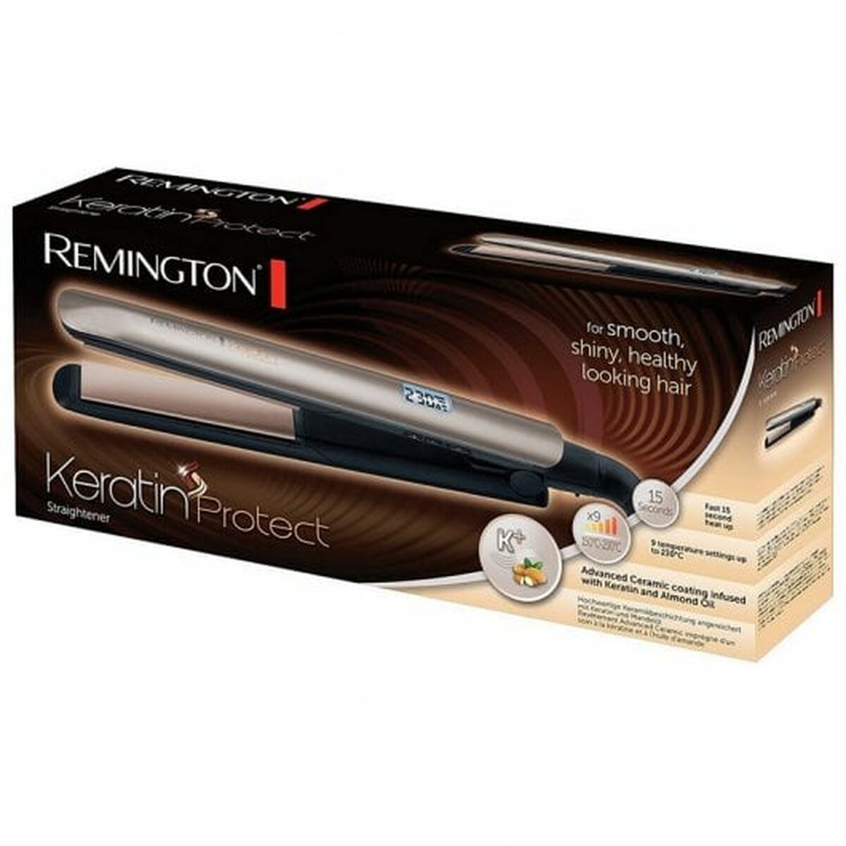 Plancha de Pelo Remington S8540 Marrón Negro