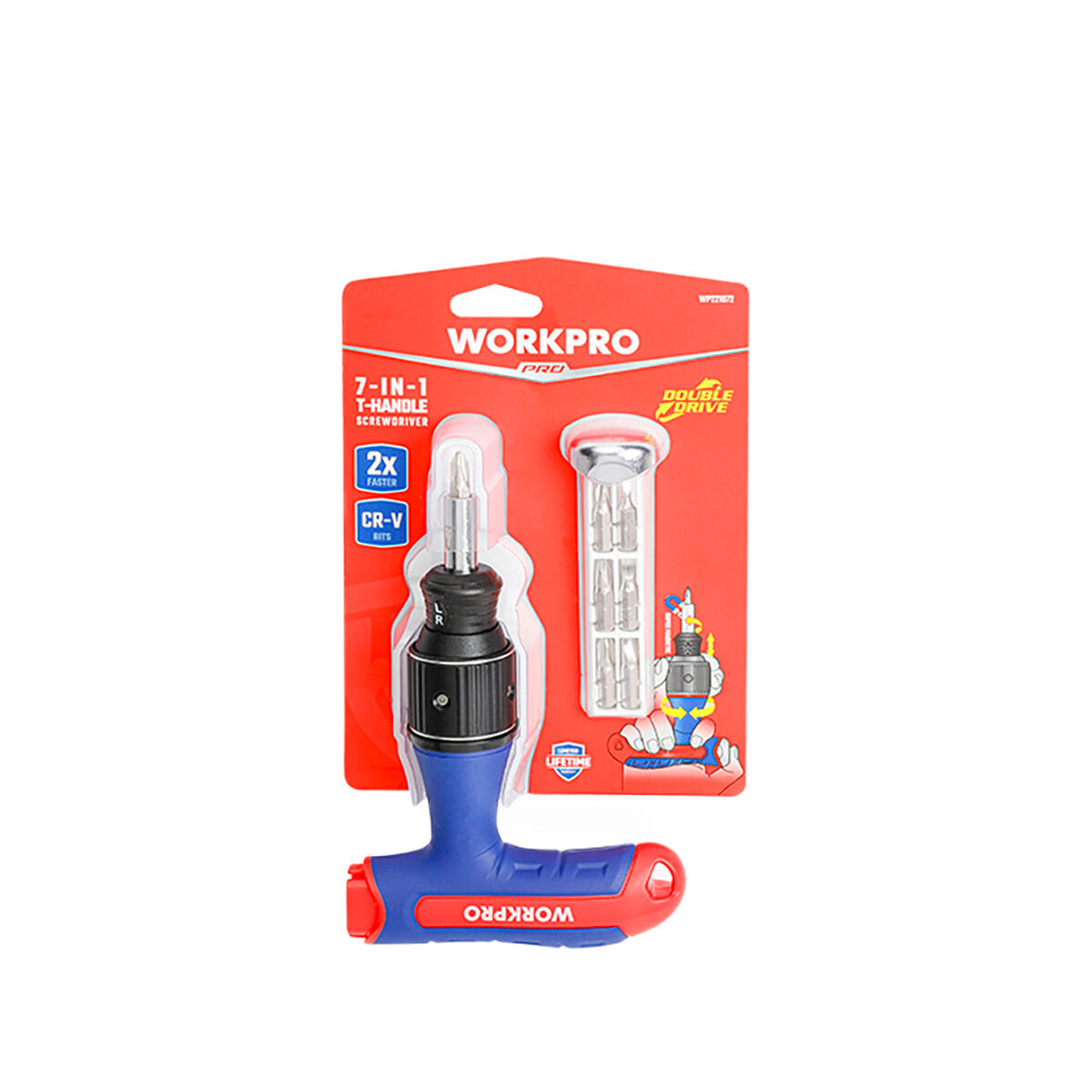 Destornillador de carraca Workpro 8 Piezas