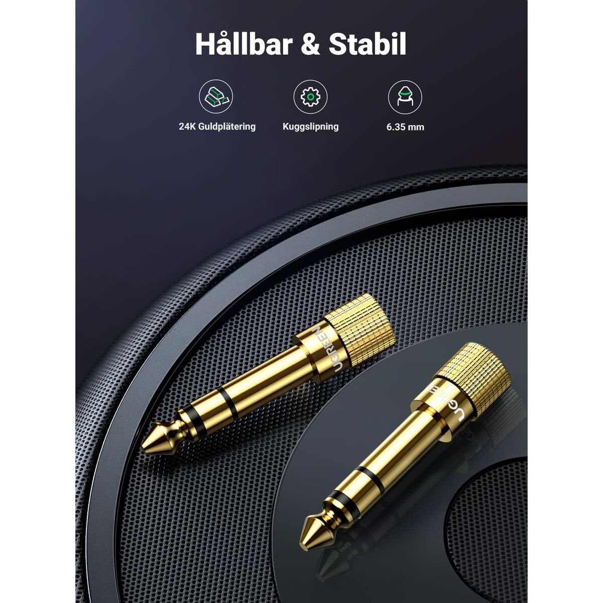 Adaptador Audio Jack Ugreen 20503