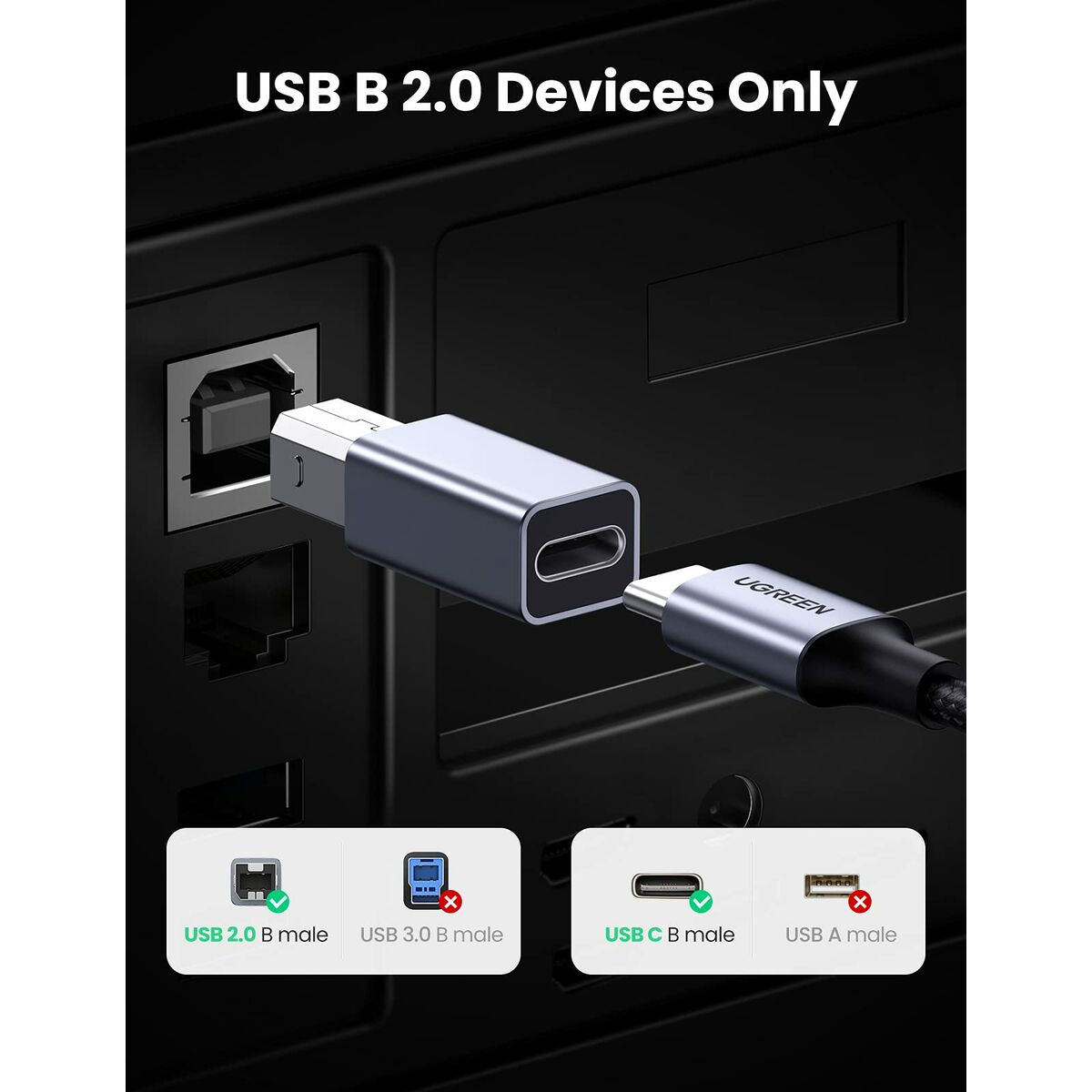 Adaptador USB Ugreen 20120