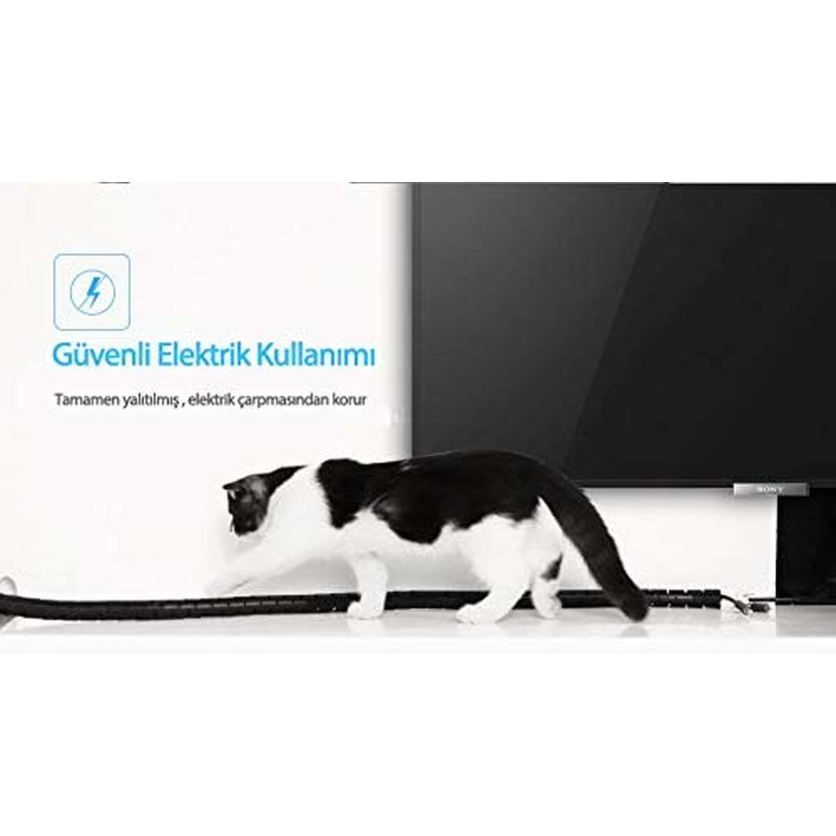 Bridas para cables Ugreen 30818 Verde Polietileno Plástico