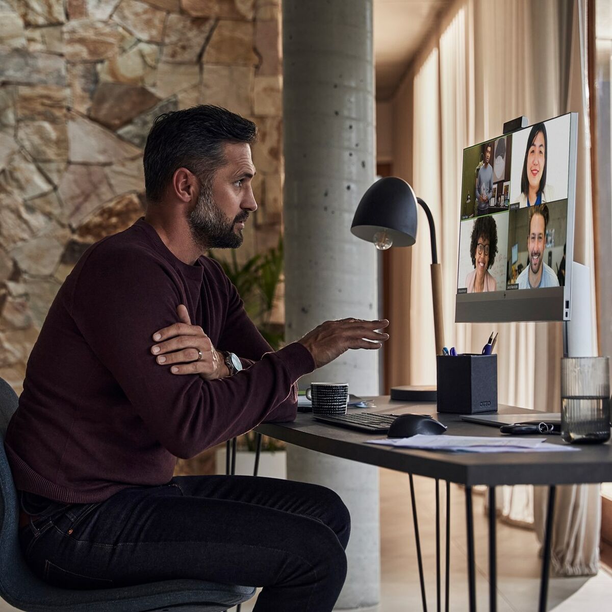 All in One HP 5V8U4EA 23,8" Intel Core i7-12700 16 GB RAM 512 GB SSD