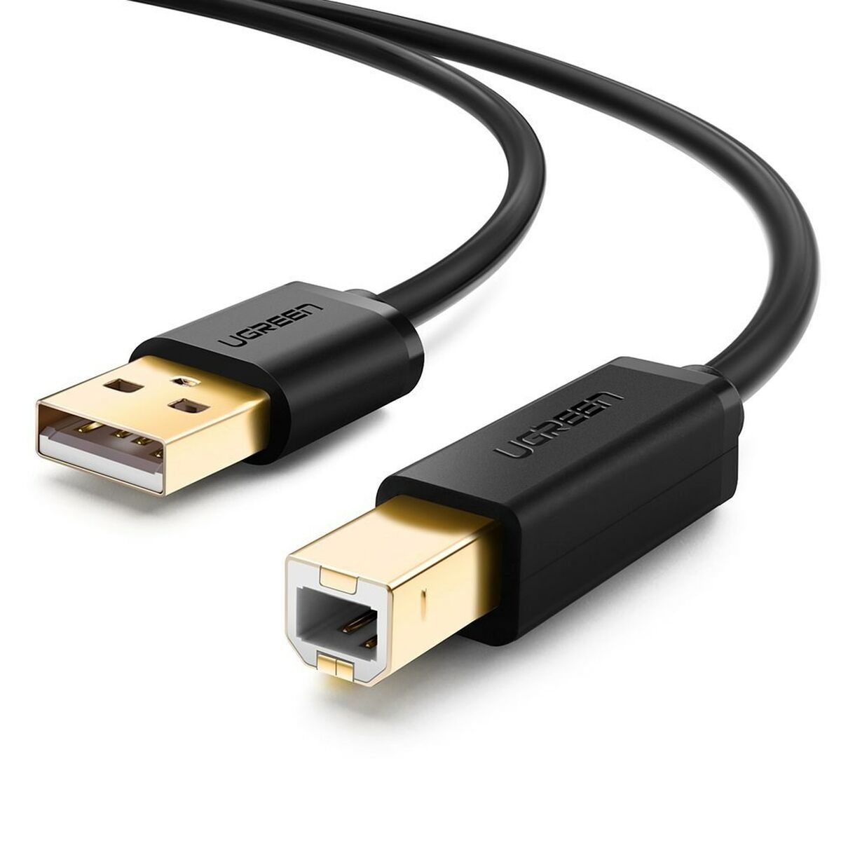 Cable USB 2.0 A a USB B Ugreen 10351 Negro 3 m