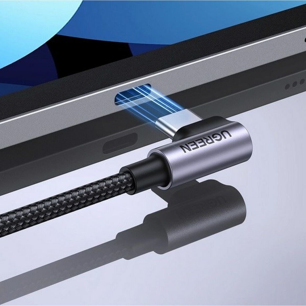 Cable USB-C a USB-C Ugreen 50122B Gris 50 cm