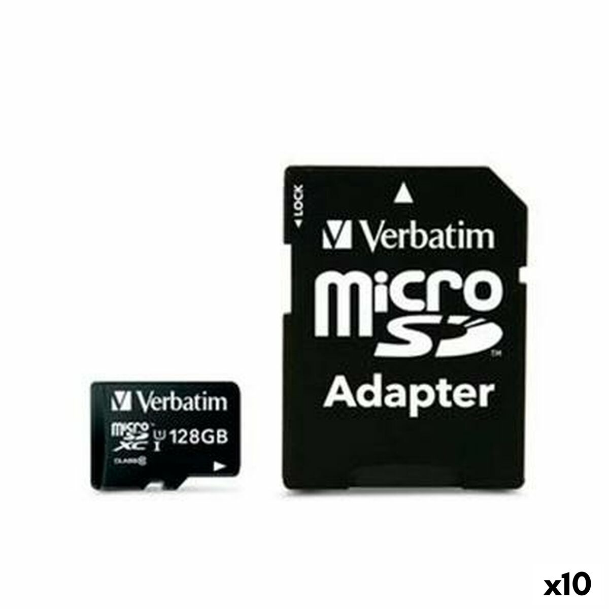 Tarjeta de Memoria SDHC Verbatim 128 GB (10 Unidades)