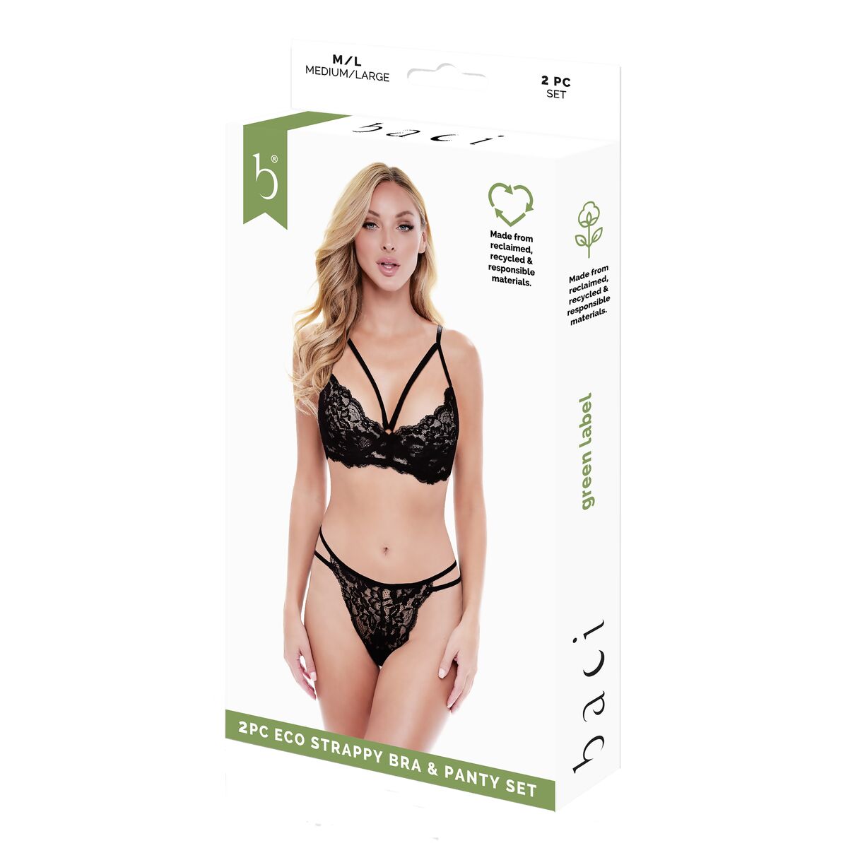 Conjunto de Lencería Baci Lingerie Negro (M/L)