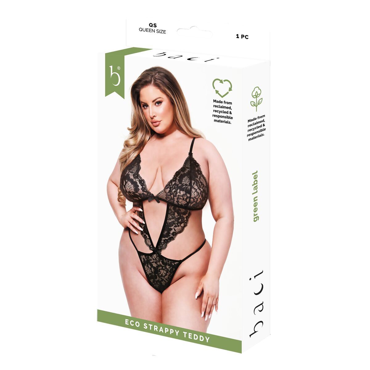 Body Baci Lingerie Negro Queen Queen size