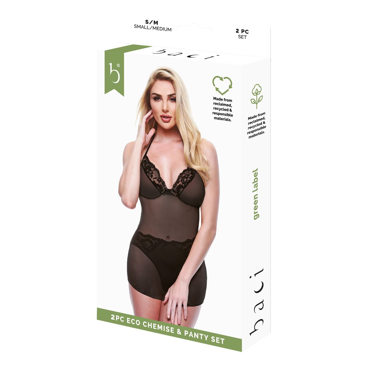 Conjunto de Lencería Baci Lingerie Negro (M/L)