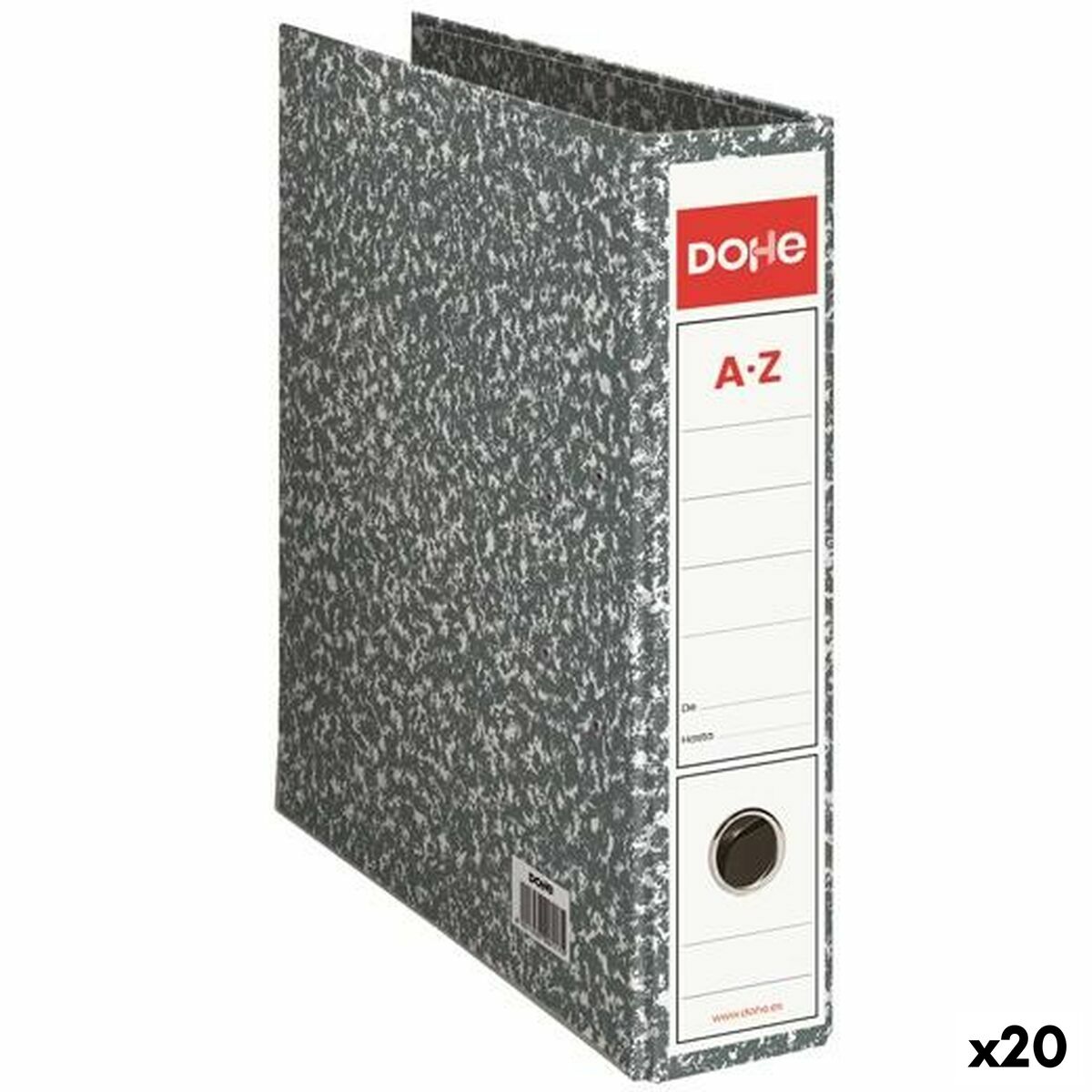 Archivador de Palanca DOHE ARCHICLÁS Gris A4 28,7 x 35 x 7,5 cm (20 Unidades)