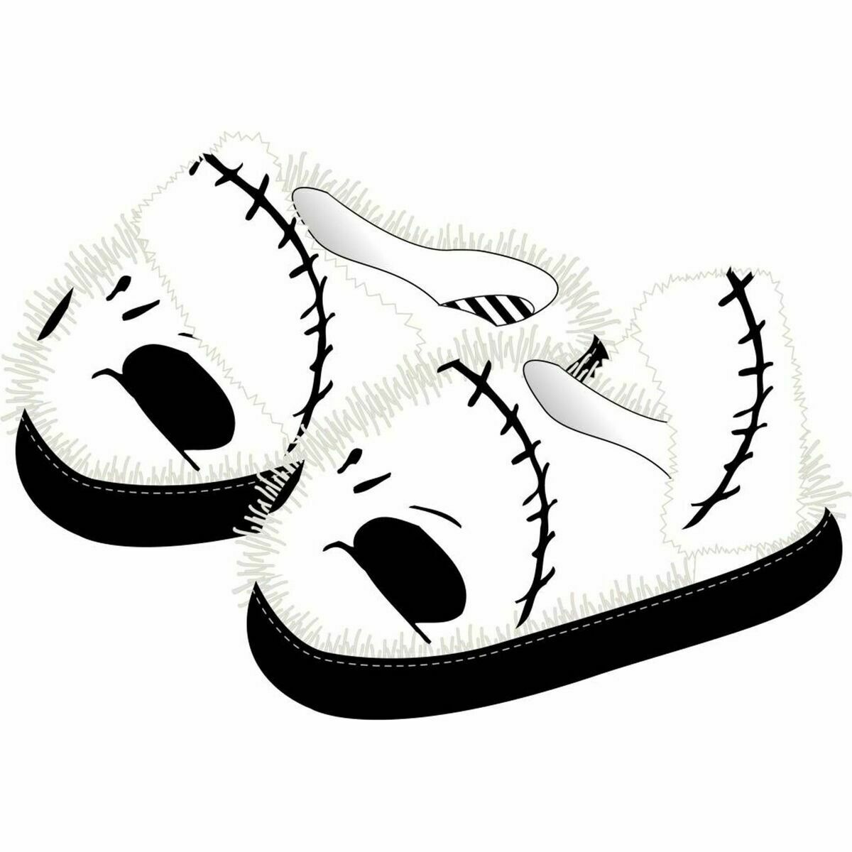 Zapatillas de Estar por Casa The Nightmare Before Christmas Blanco