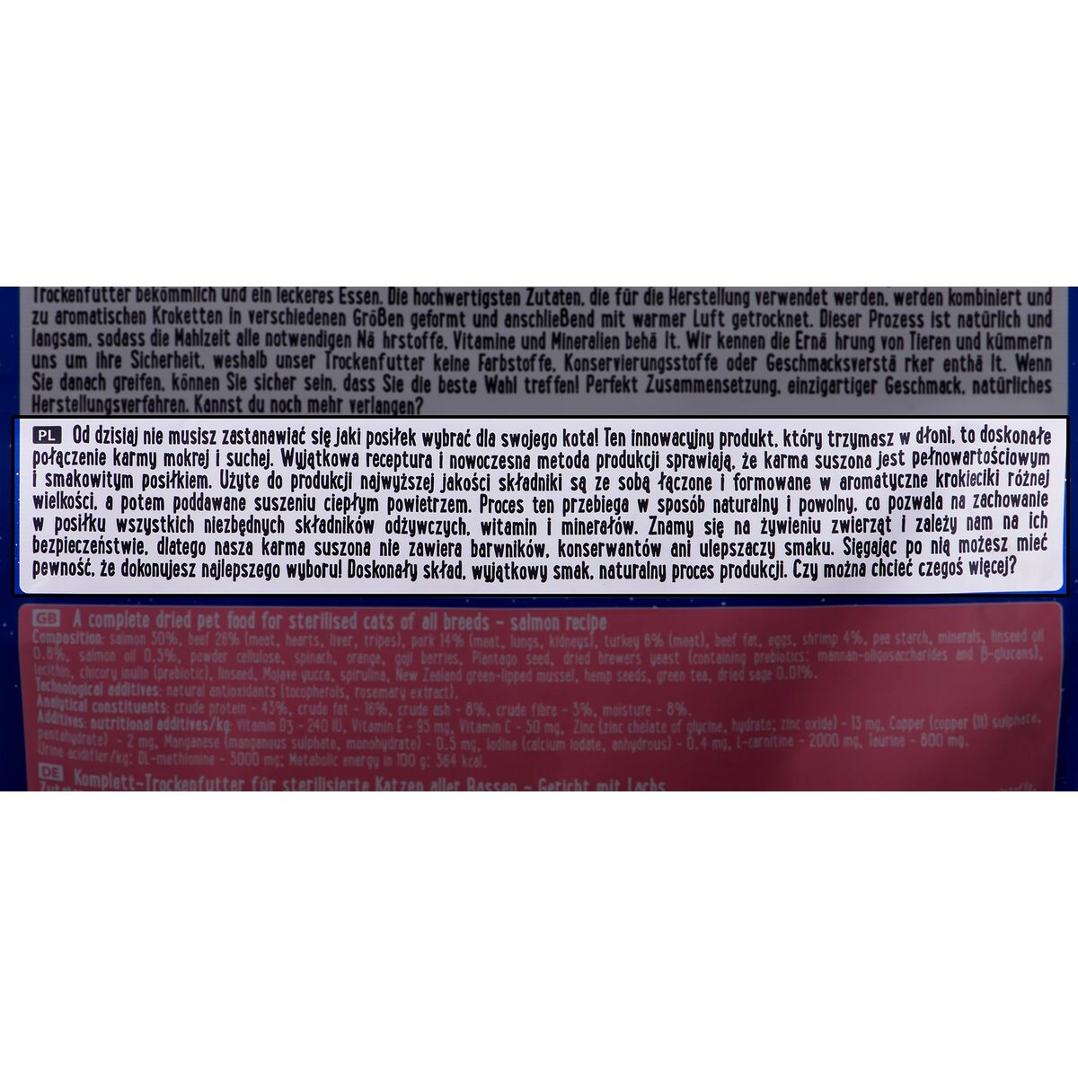 Comida para gato Dolina Noteci 8533 Salmón Pescado 1 kg