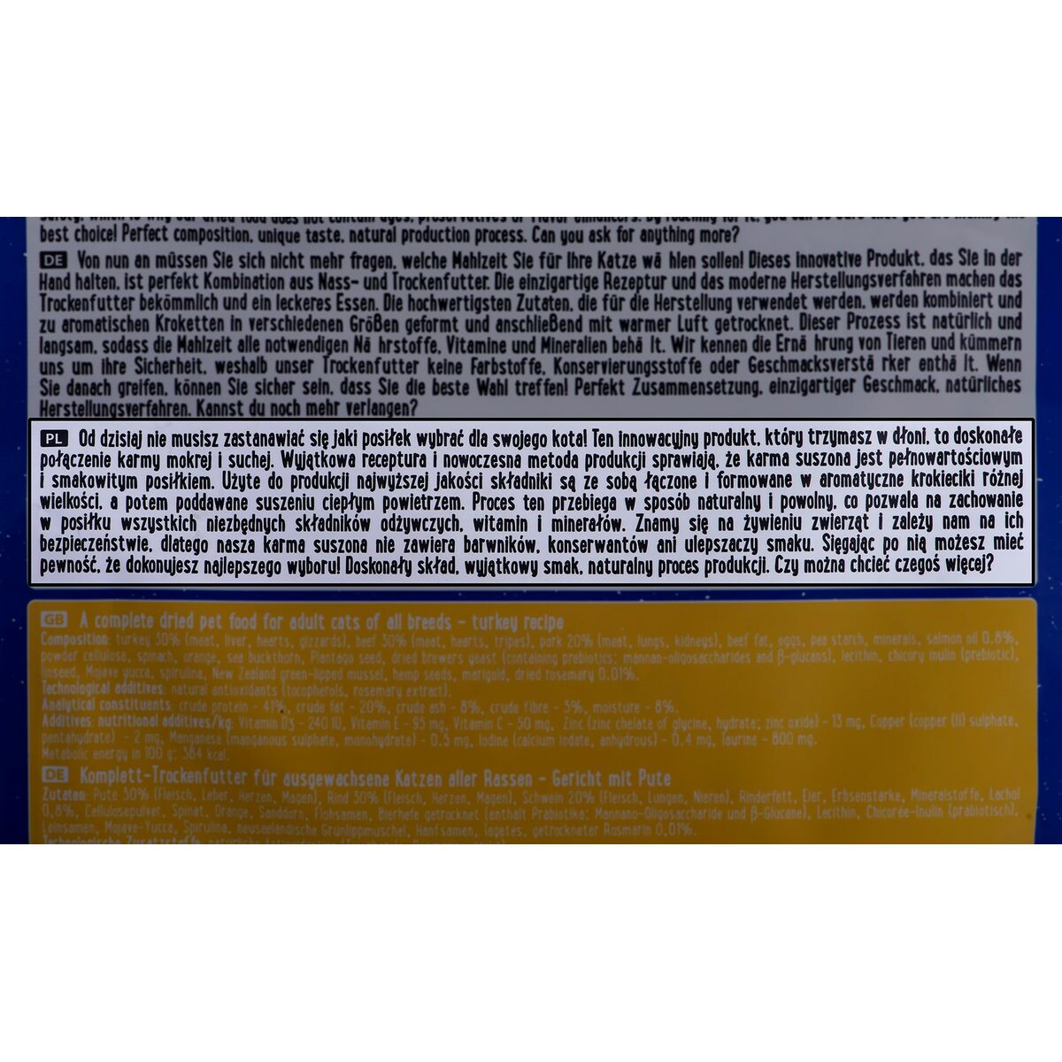 Comida para gato Dolina Noteci 8537 Adulto Pavo 1 kg