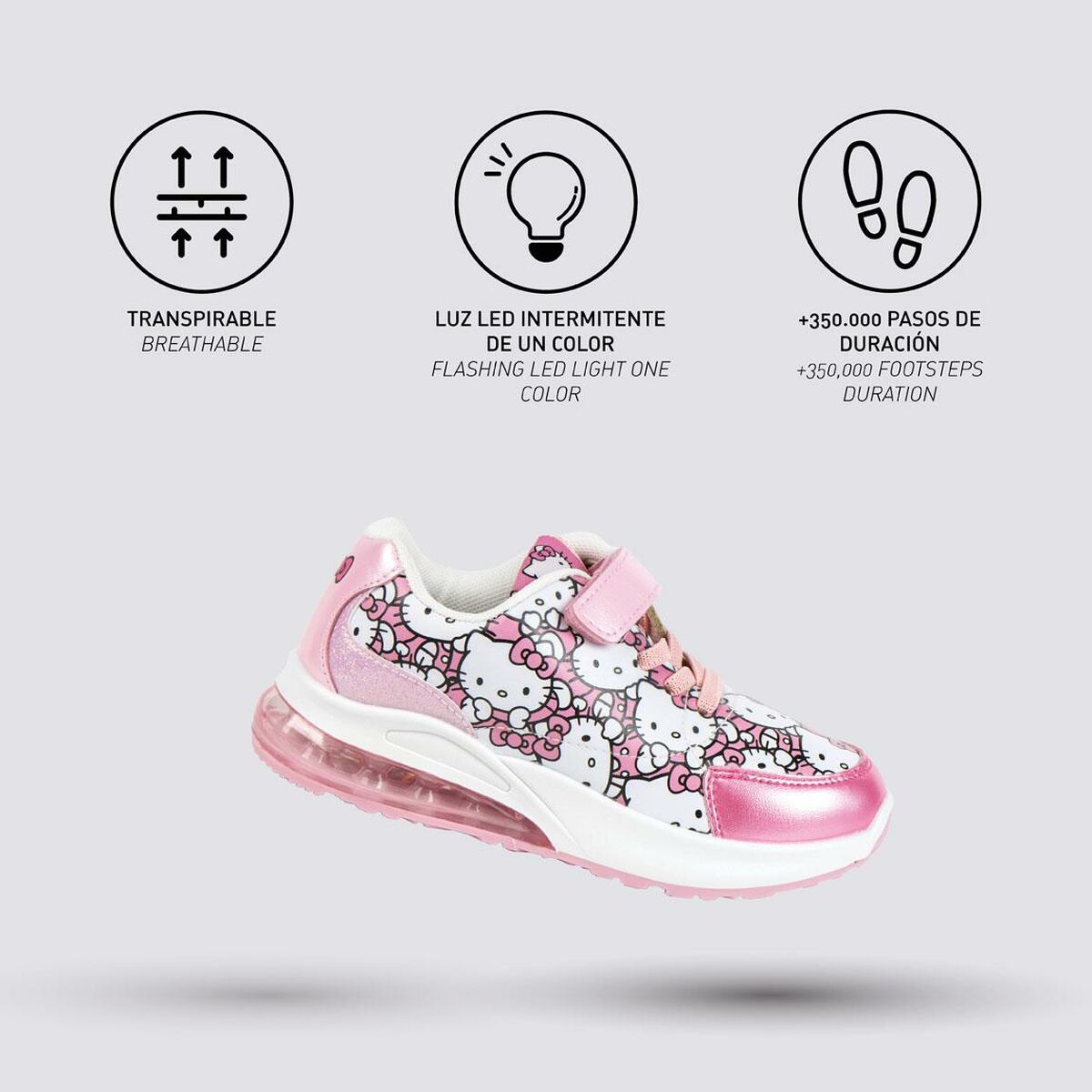 Zapatillas Deportivas Infantiles Hello Kitty Rosa
