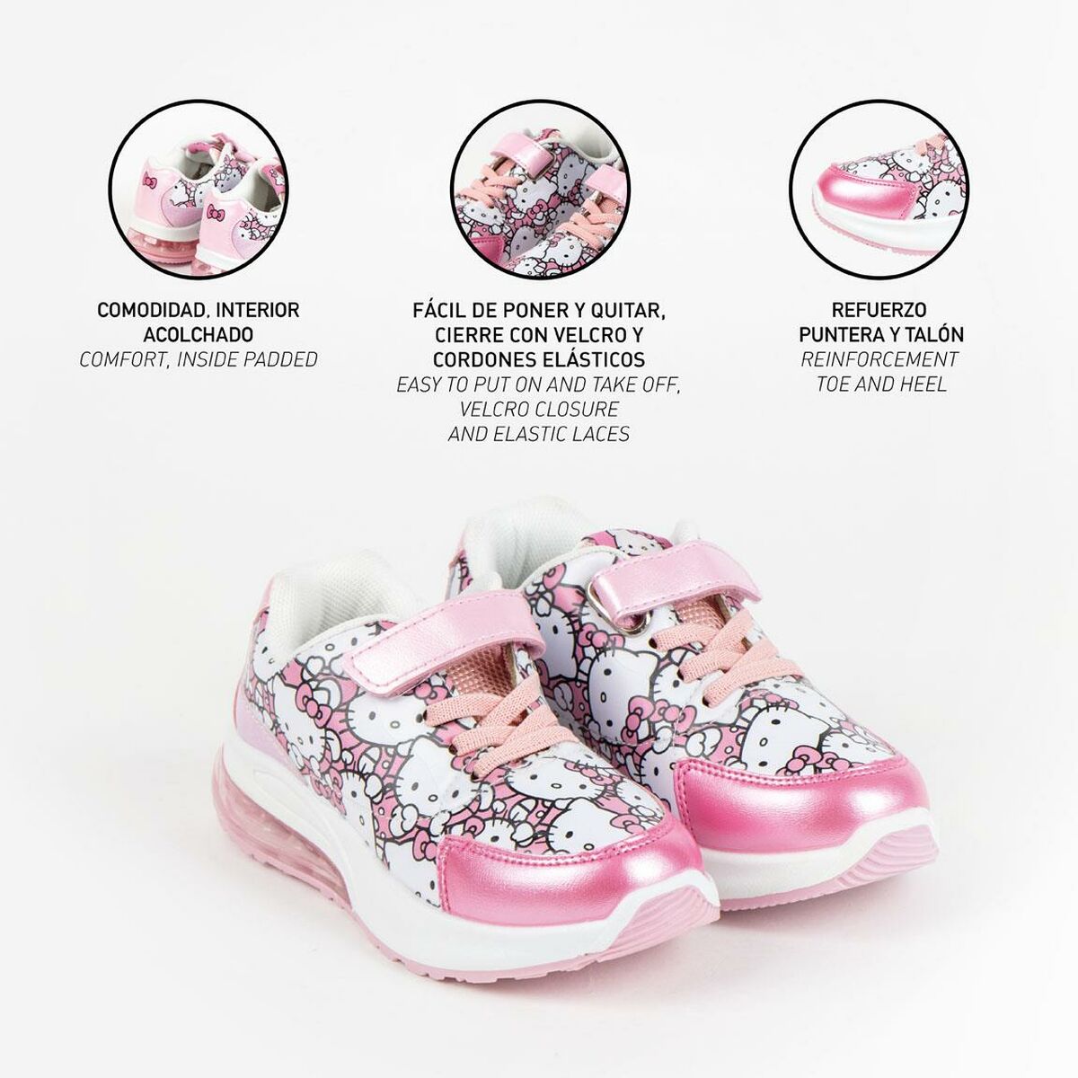 Zapatillas Deportivas Infantiles Hello Kitty Rosa