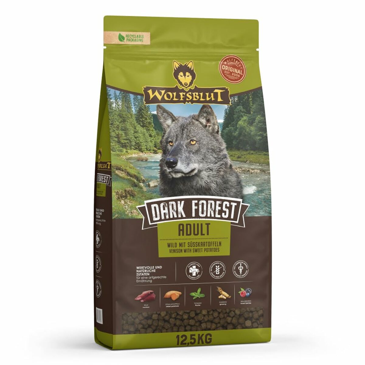 Pienso Wolfsblut Adulto Batata 12,5 Kg