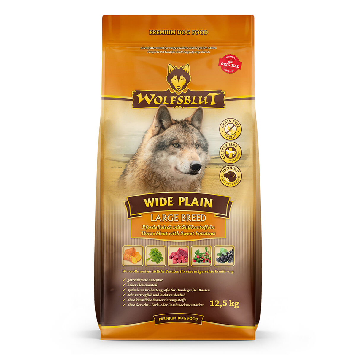 Pienso Wolfsblut Adulto Carne Batata 12,5 Kg