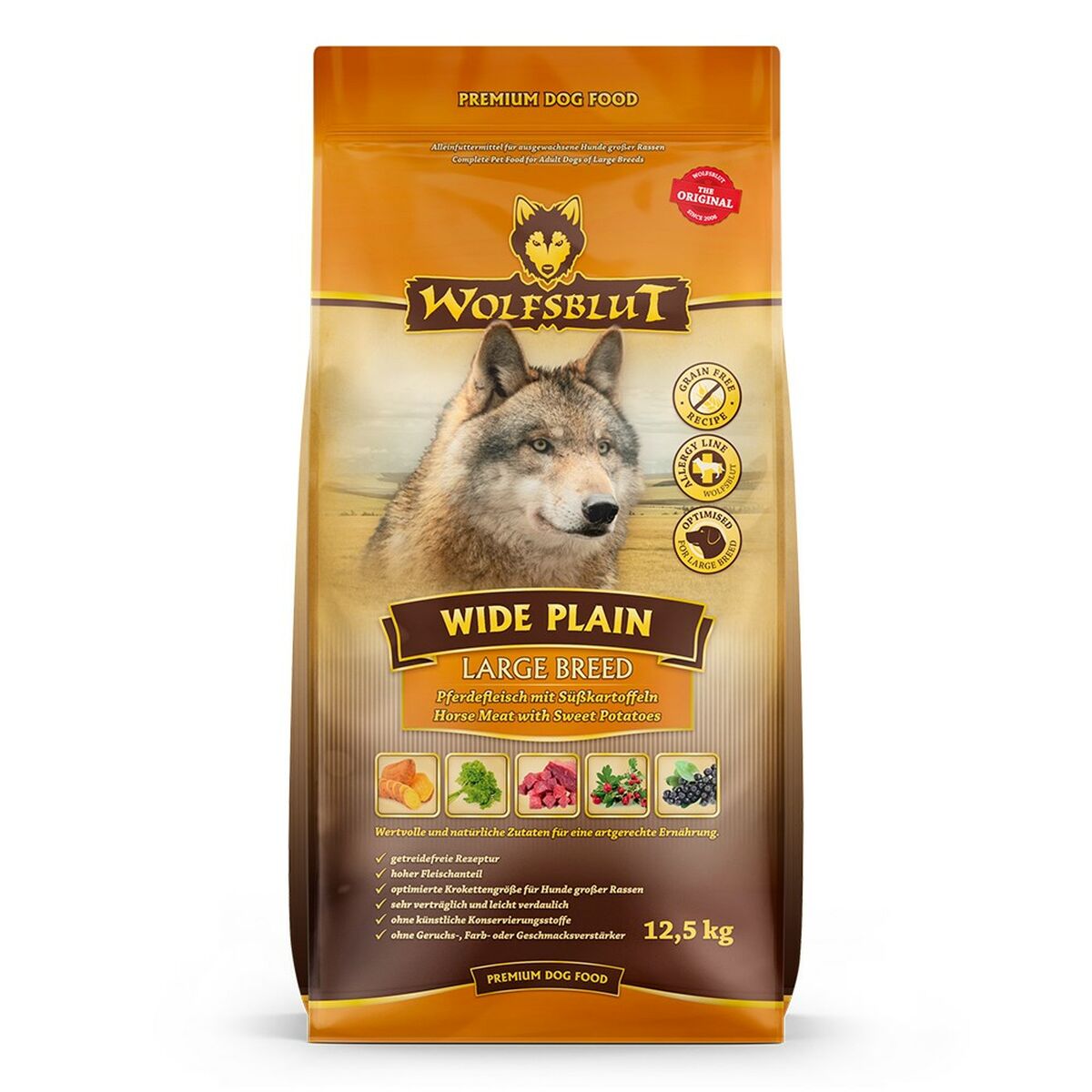 Pienso Wolfsblut Adulto Carne Batata 12,5 Kg