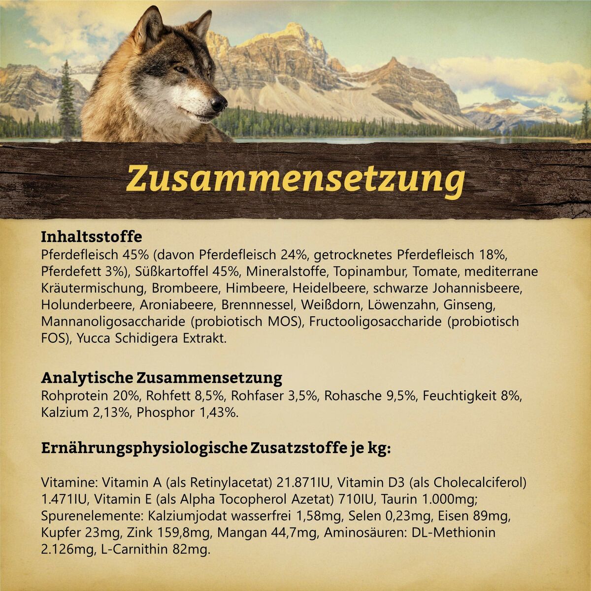 Pienso Wolfsblut Adulto Carne Batata 12,5 Kg