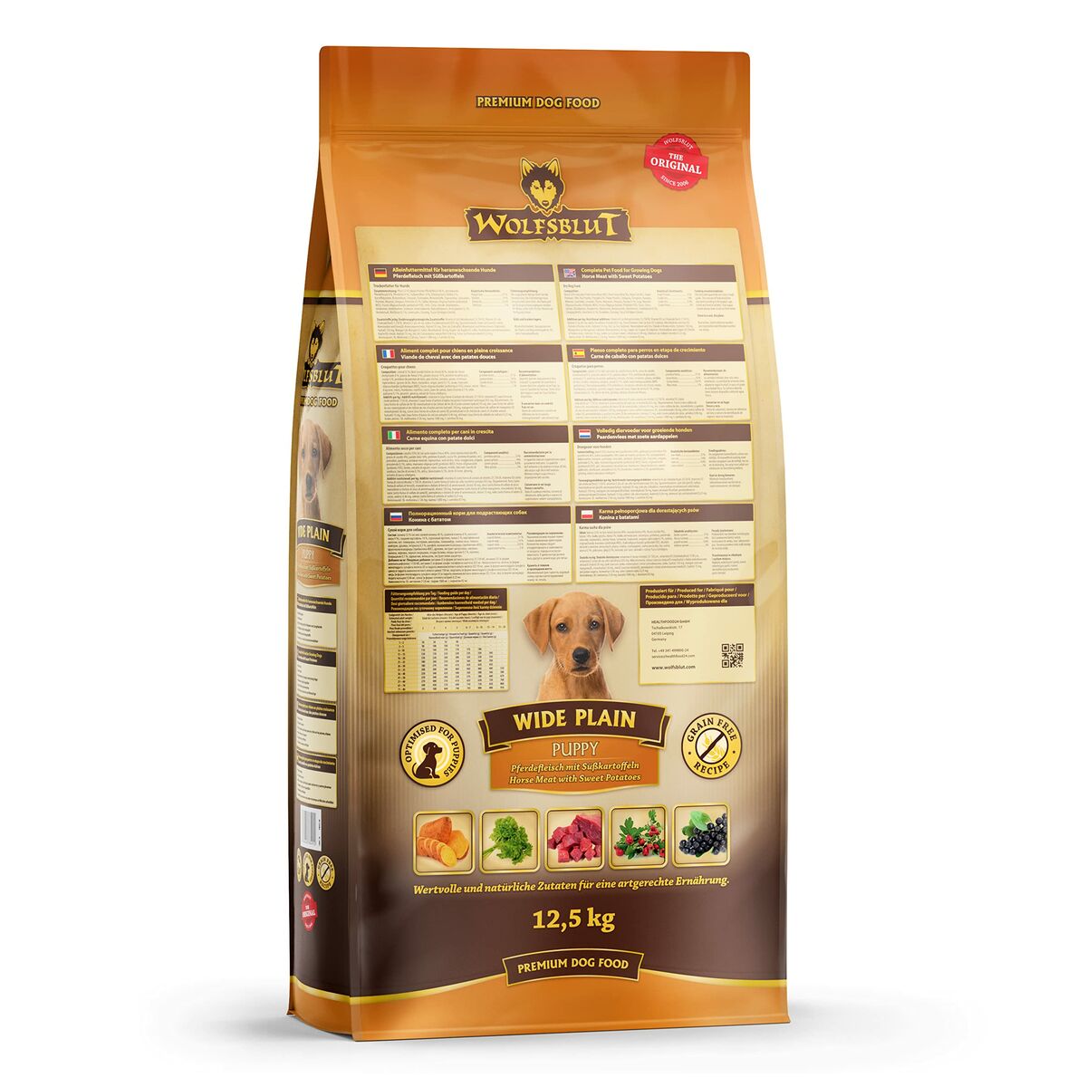 Pienso Wolfsblut Cachorro/Junior Carne Batata 12,5 Kg