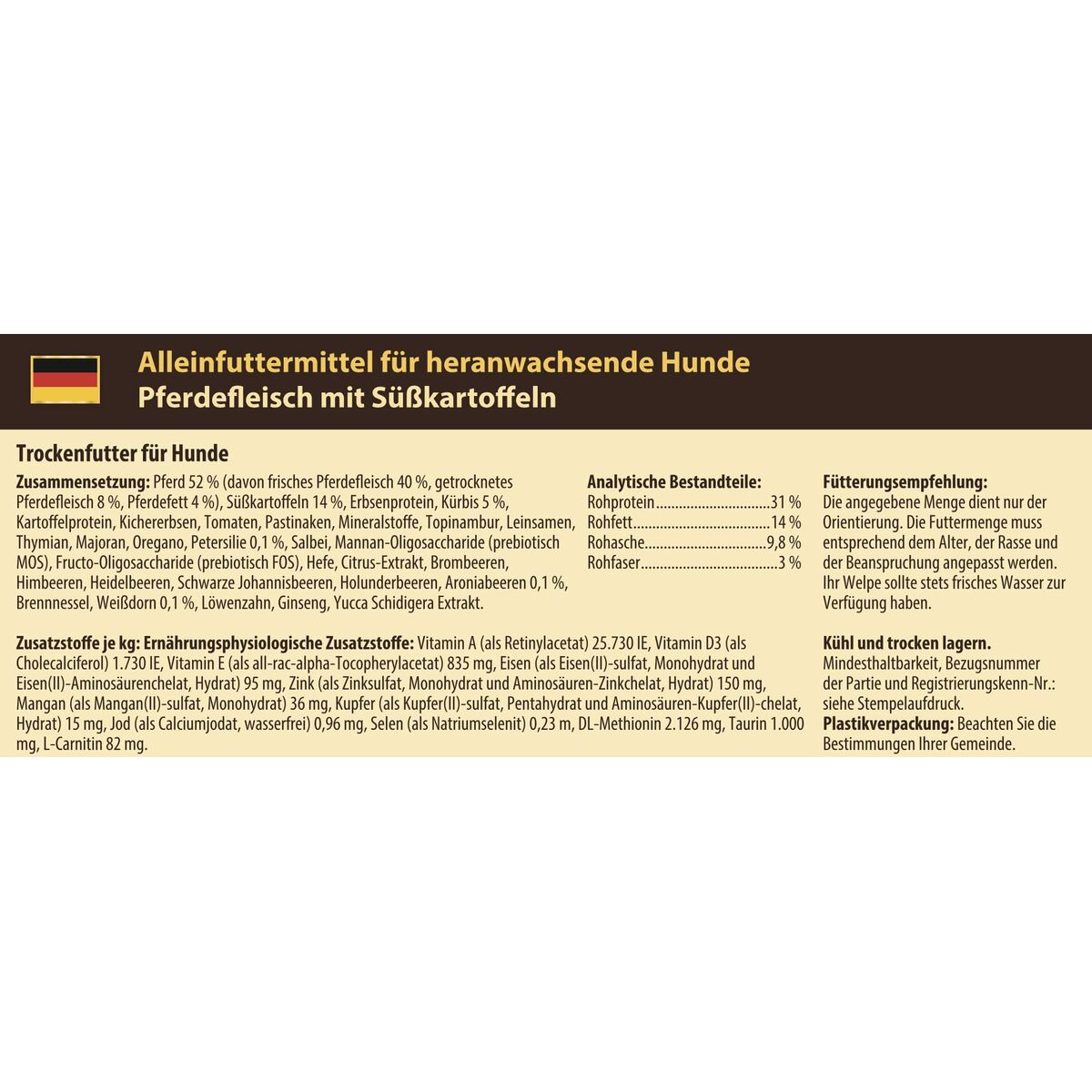 Pienso Wolfsblut Cachorro/Junior Carne Batata 12,5 Kg