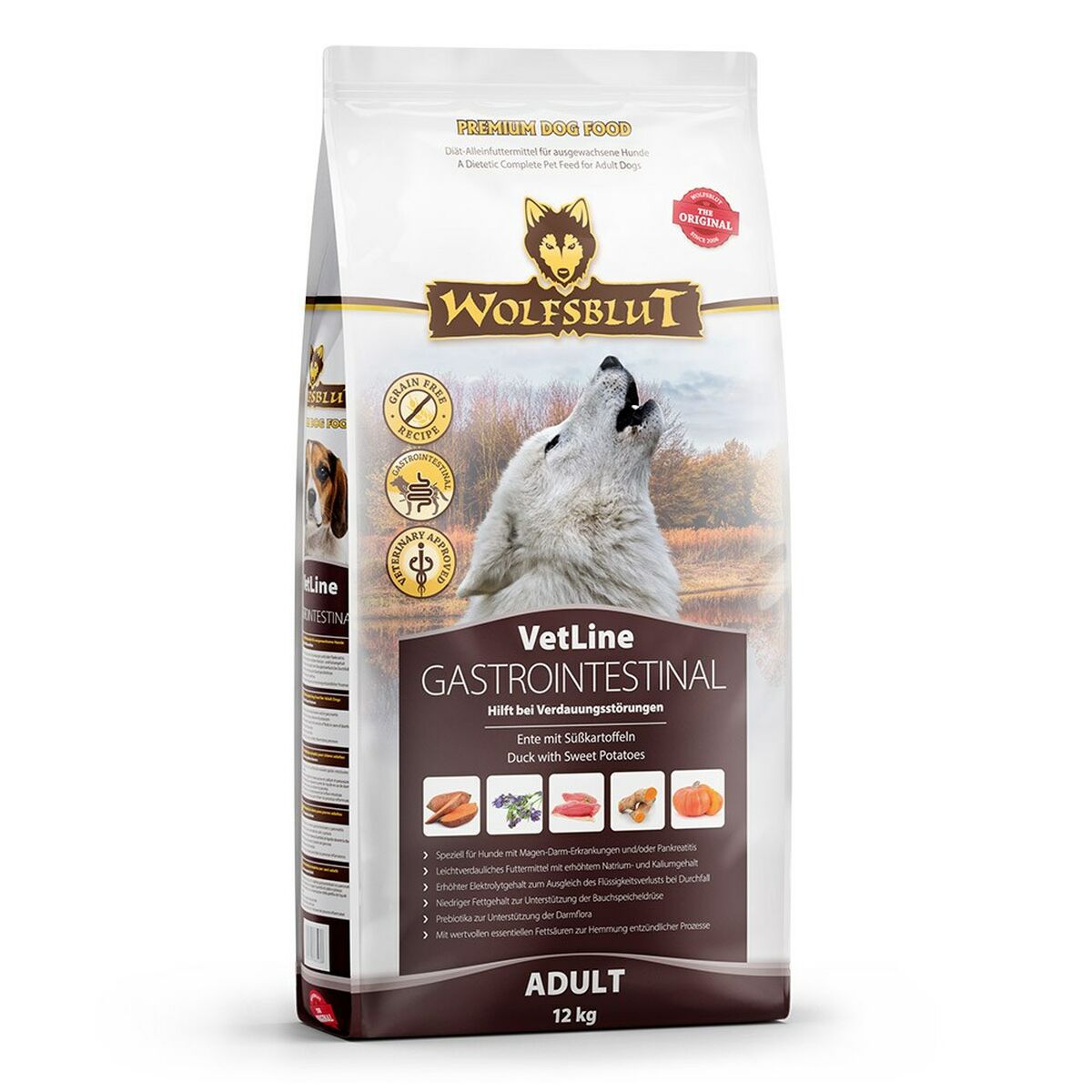 Pienso Wolfsblut Adulto Pato Batata 12 kg