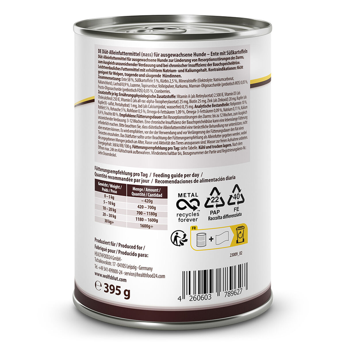 Pienso Wolfsblut Adulto Pato Batata