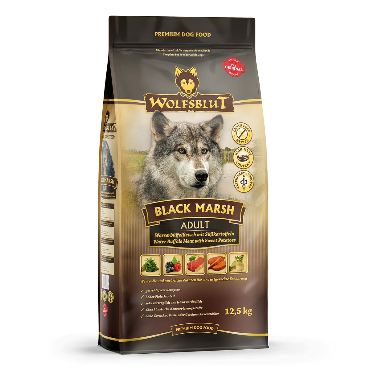 Pienso Wolfsblut Adulto Búfalo 12,5 Kg