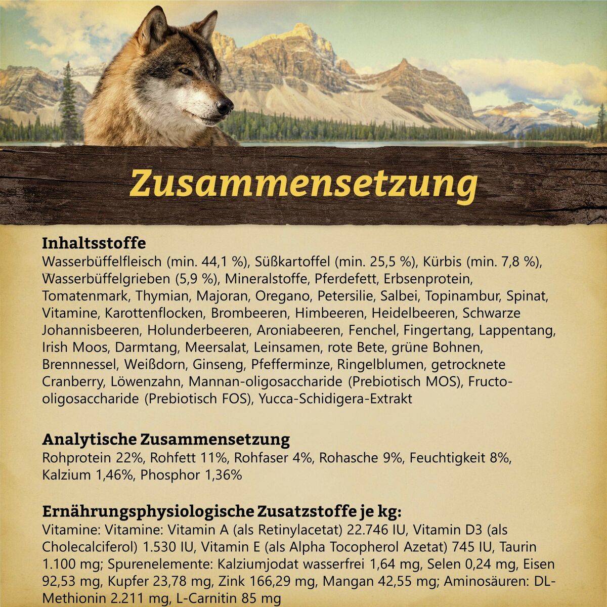 Pienso Wolfsblut Adulto Búfalo 12,5 Kg