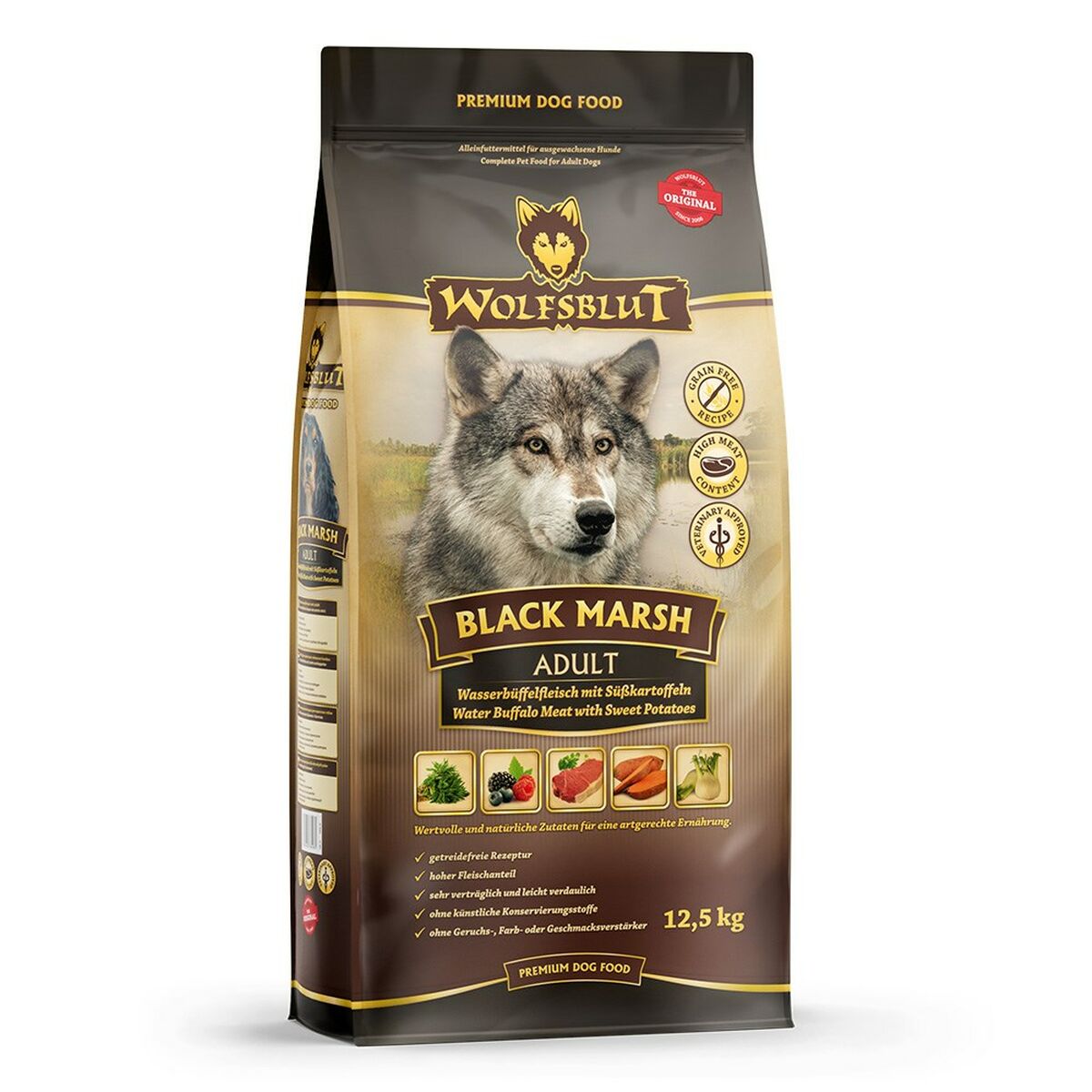 Pienso Wolfsblut Adulto Búfalo 12,5 Kg