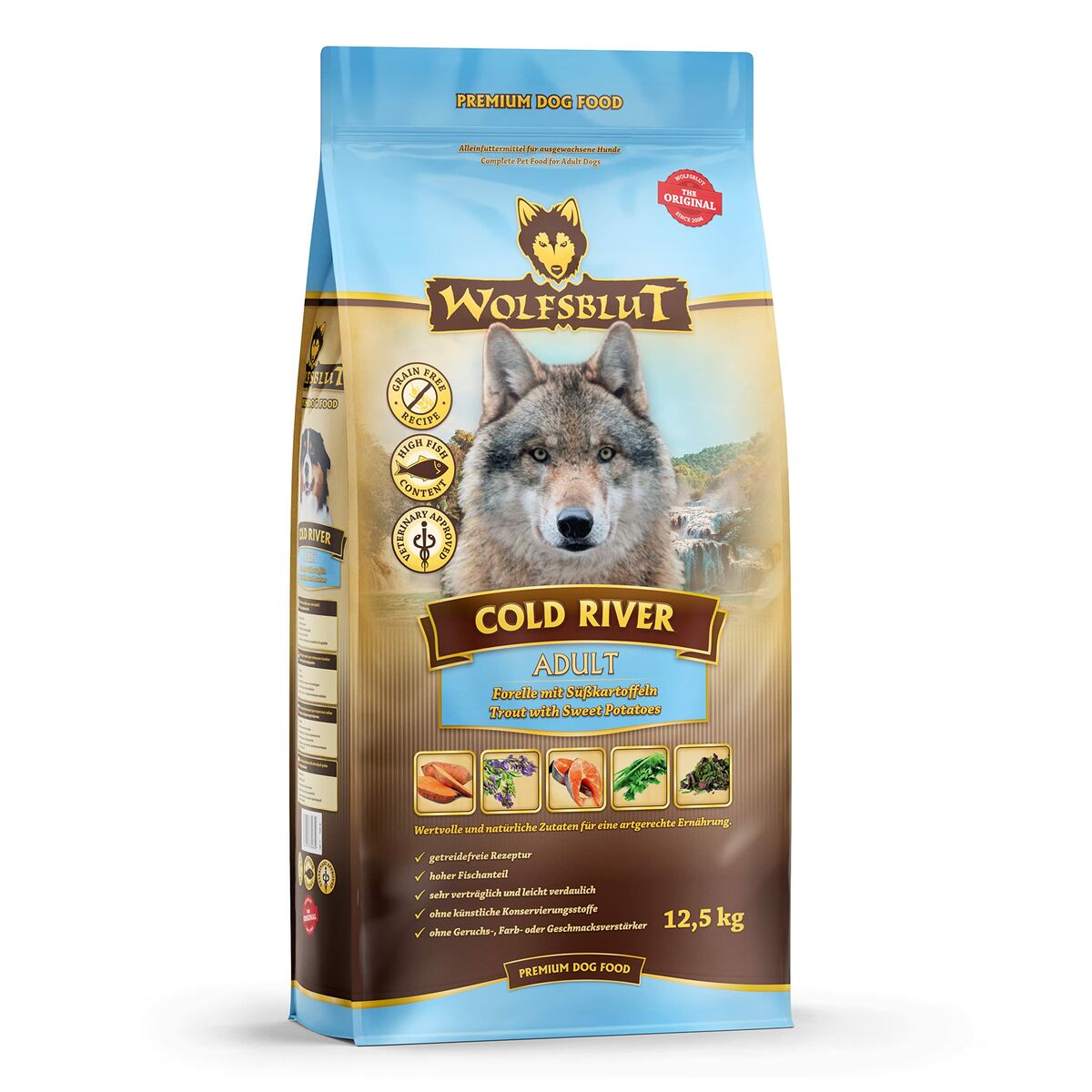 Pienso Wolfsblut Adulto Pescado Batata 12,5 Kg