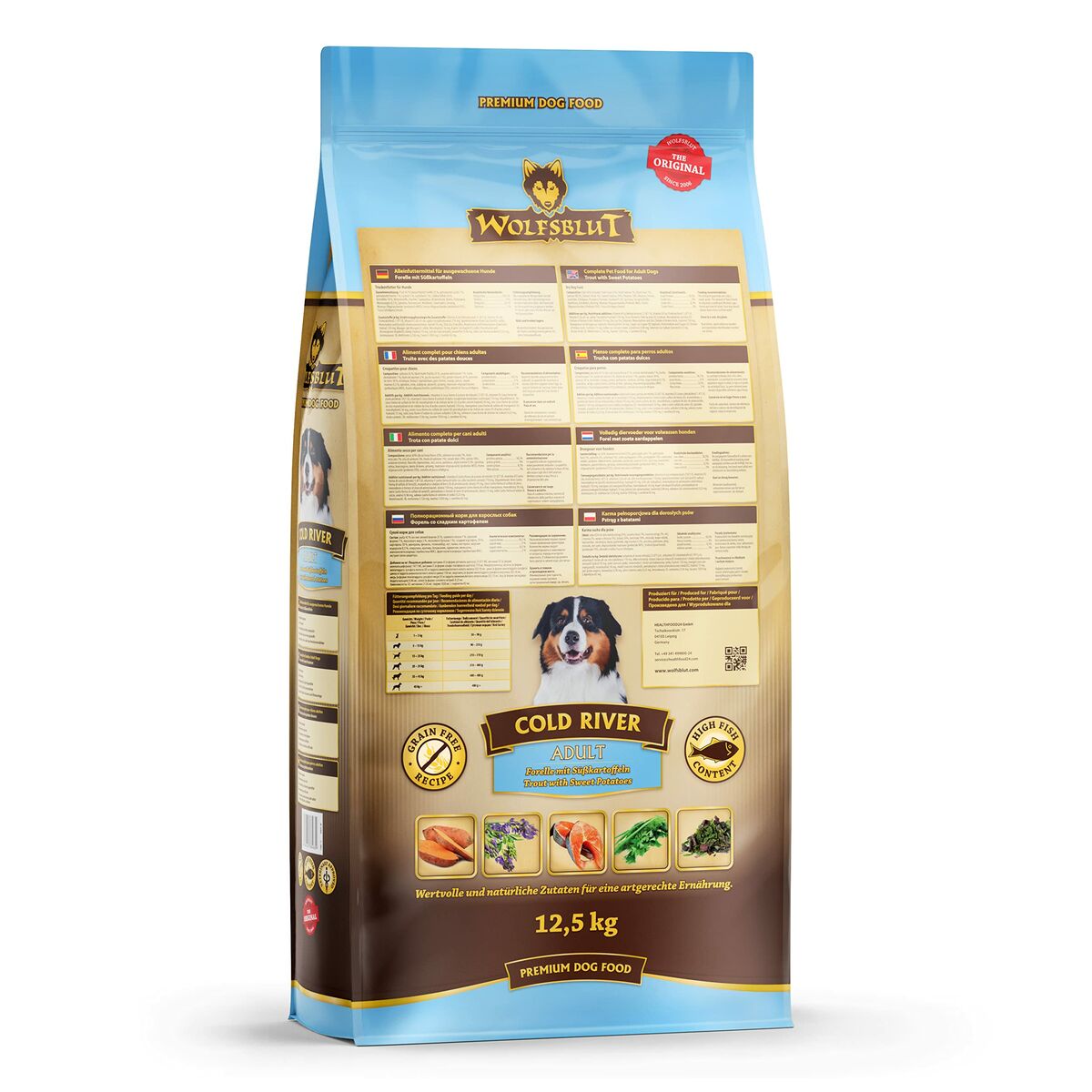 Pienso Wolfsblut Adulto Pescado Batata 12,5 Kg
