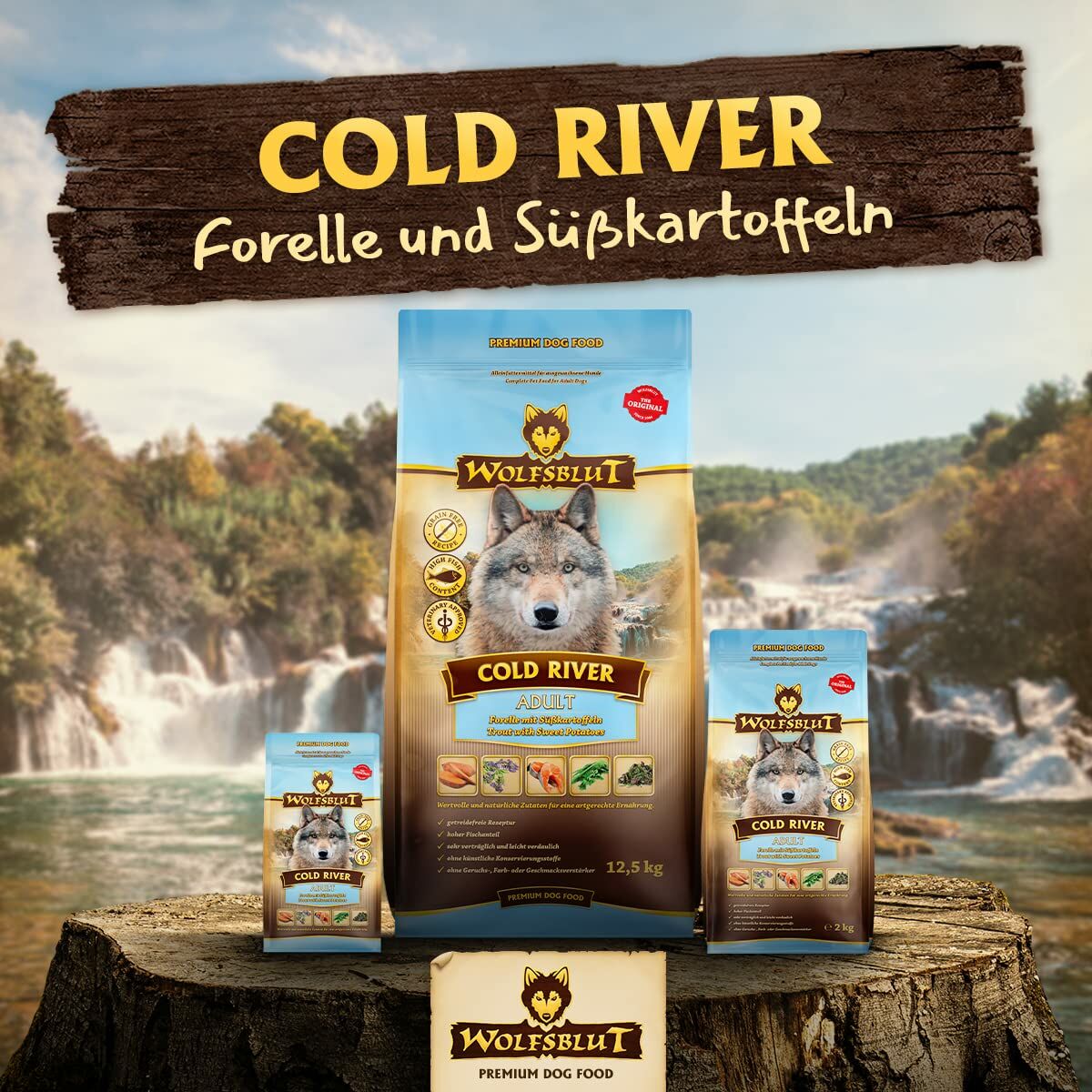 Pienso Wolfsblut Adulto Pescado Batata 12,5 Kg