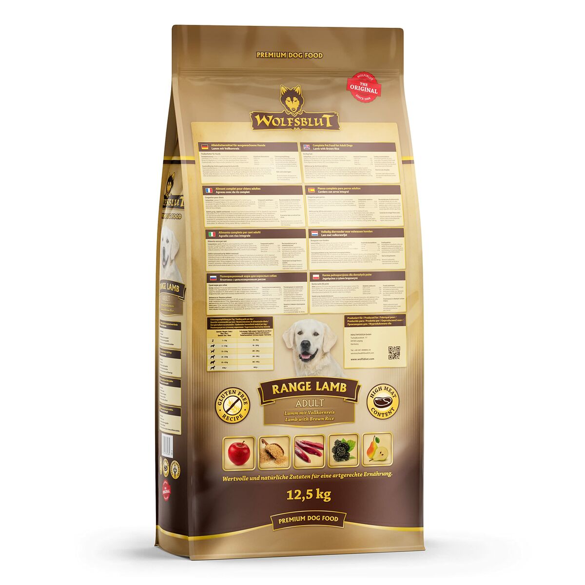 Pienso Wolfsblut Adulto Cordero 12,5 Kg